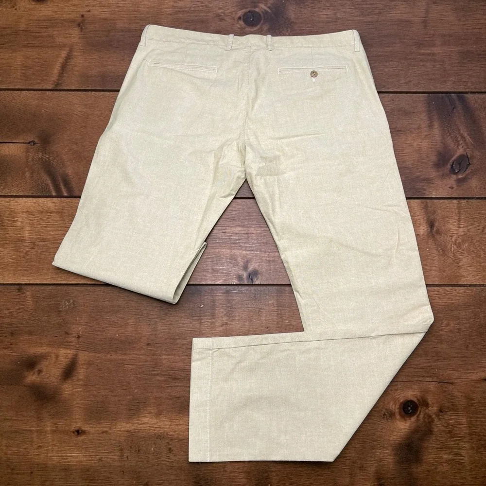NEW J.Crew 484 Slim Fit Stretch Chino Pants Mens 36x32 Khaki Tan L0716 NWT